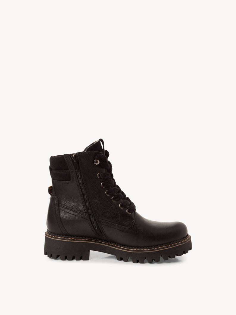 bootie in pelle - nero fodera calda 1-26224-45-001 compra tamaris stivaletti online