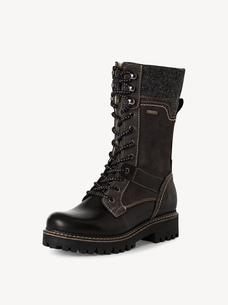 bootie nero fodera calda 1-26250-45-098 compra tamaris stivaletti online