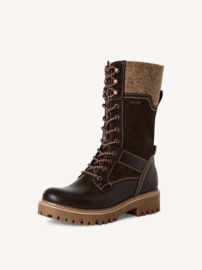 bootie marrone fodera calda 1-26250-45-303 compra tamaris stivaletti online