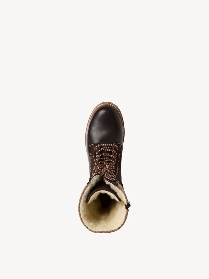 bootie marrone fodera calda 1-26250-45-303 compra tamaris stivaletti online