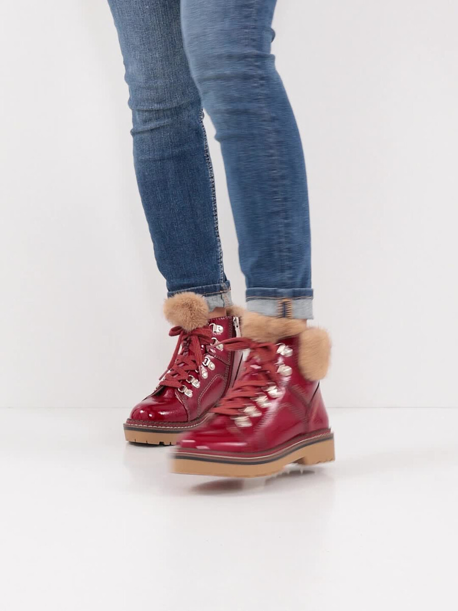 bootie - rosso fodera calda 1-26264-43-524 compra tamaris stivaletti online