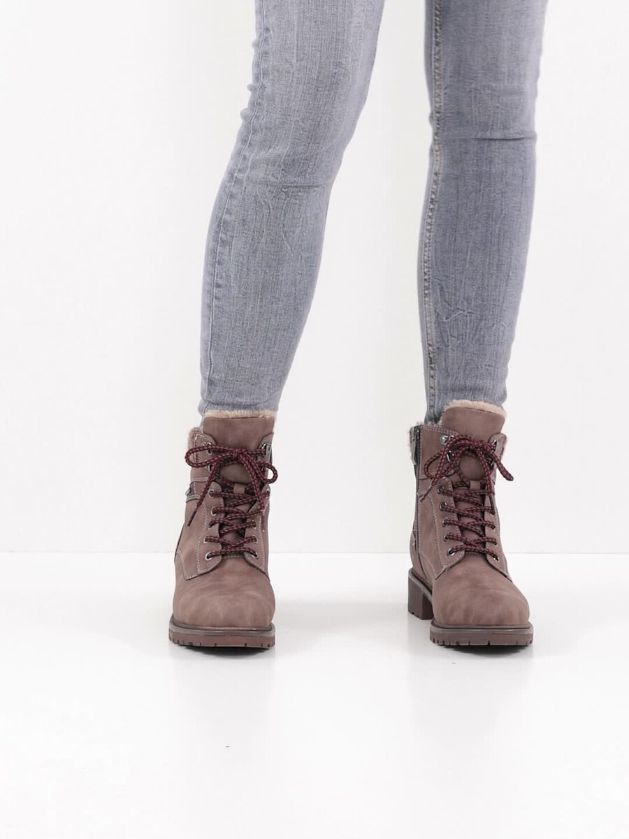 bootie marrone fodera calda 1-26266-43-314 compra tamaris stivaletti online