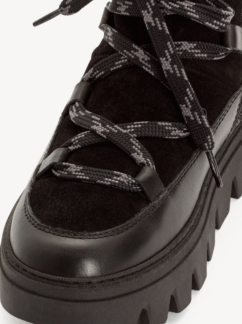 bootie in pelle - nero fodera calda 1-26274-45-001 compra tamaris stivaletti online