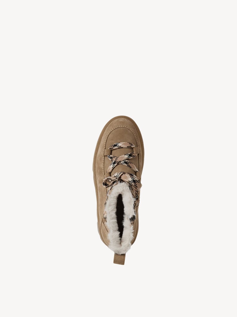 bootie in pelle - beige fodera calda 1-26274-45-400 compra tamaris stivaletti online