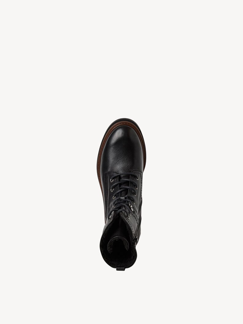 bootie in pelle - nero fodera calda 1-26285-45-003 compra tamaris stivaletti online