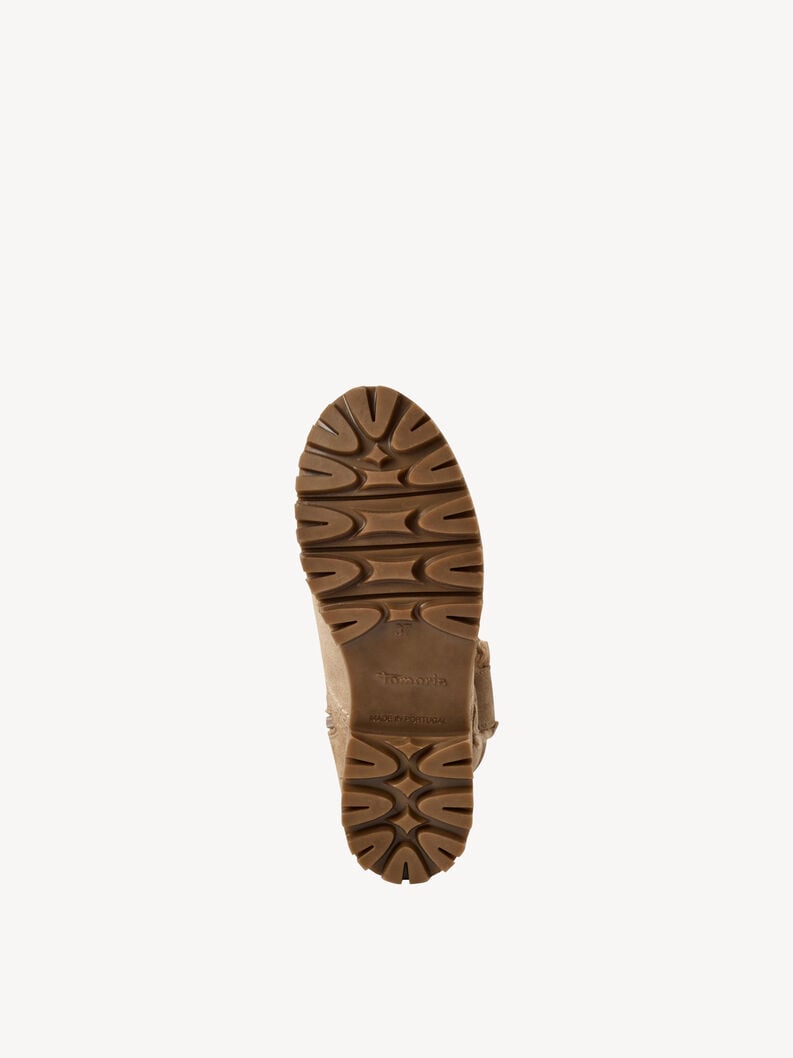 bootie in pelle - beige fodera calda 1-26416-45-400 compra tamaris stivaletti online