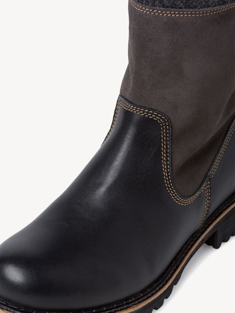 stivali in pelle - nero fodera calda 1-26432-41-098 compra tamaris stivali online