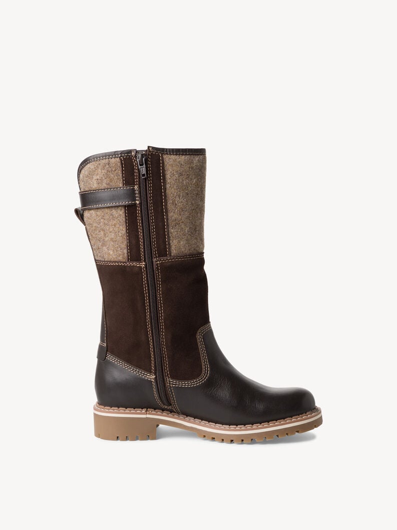 stivali in pelle - marrone fodera calda 1-26432-41-303 compra tamaris stivali online