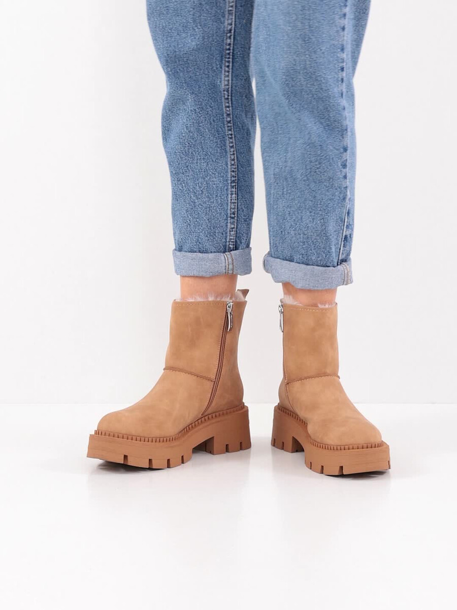 bootie marrone fodera calda 1-26439-43-310 compra tamaris stivaletti online