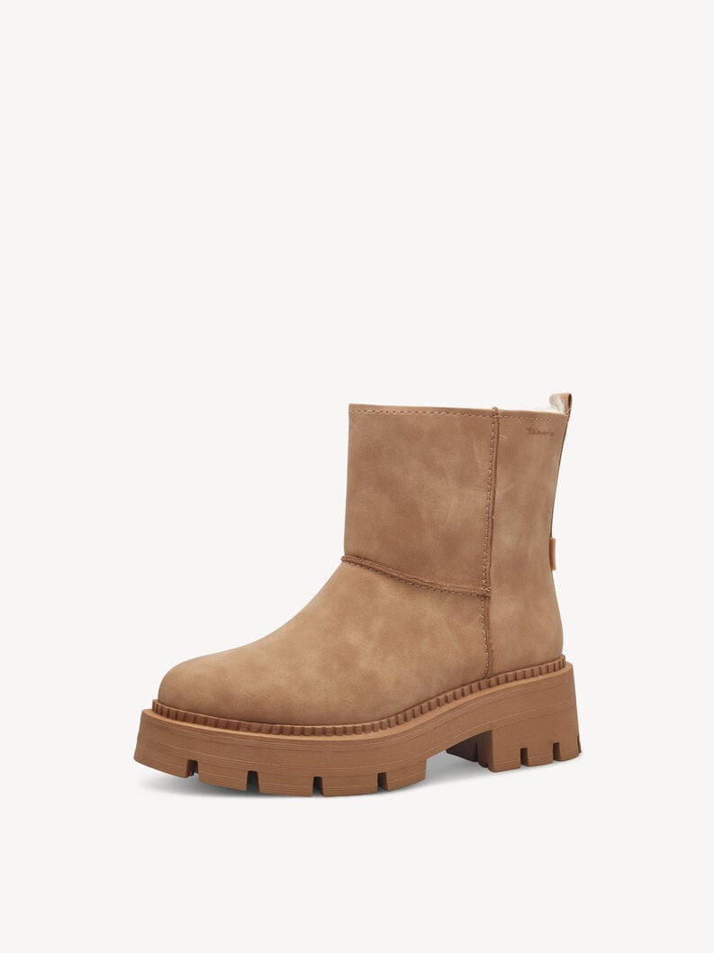 bootie marrone fodera calda 1-26439-43-310 compra tamaris stivaletti online