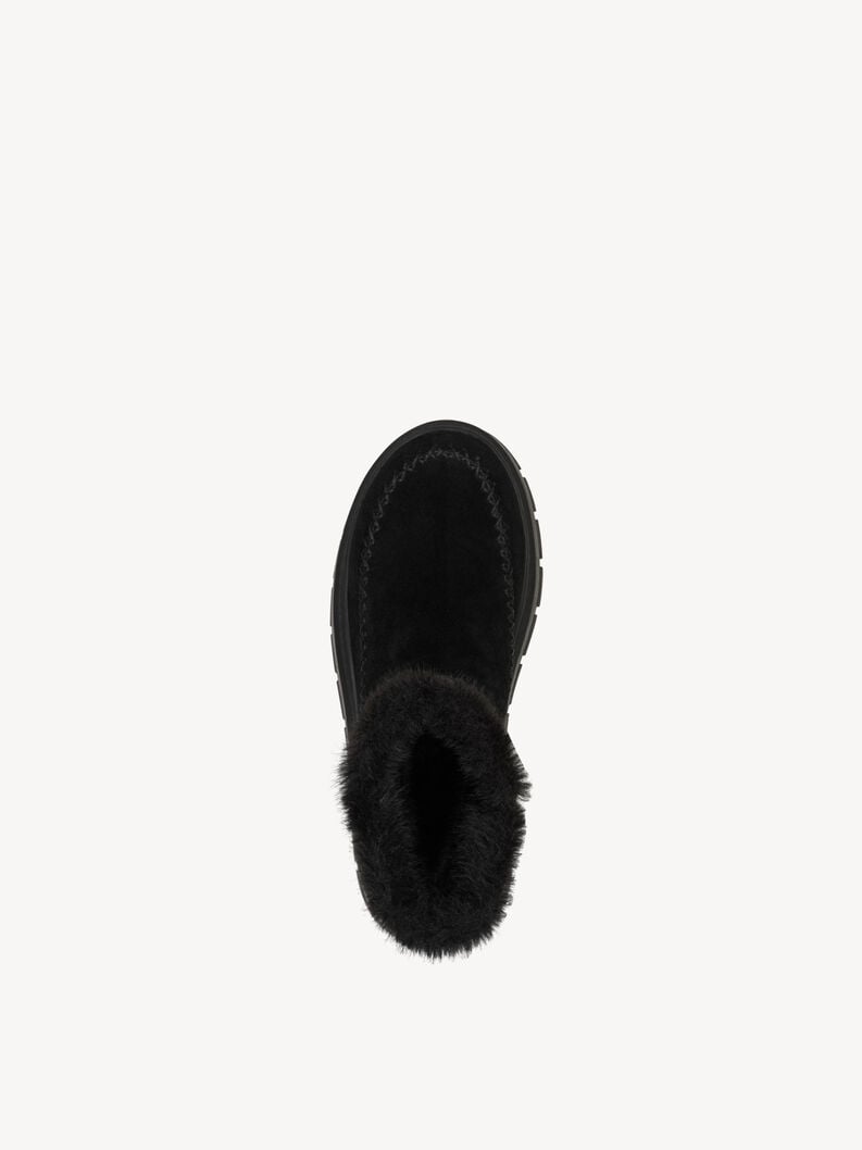 bootie in pelle - nero fodera calda 1-26442-45-001 compra tamaris stivaletti online