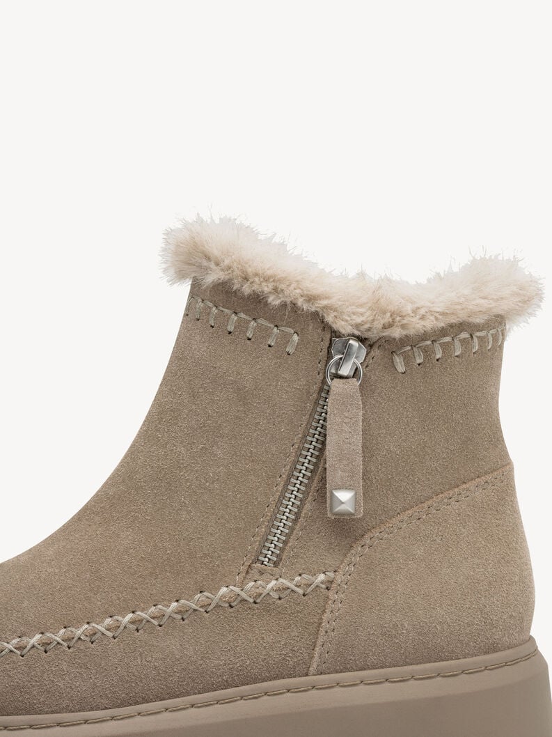 bootie in pelle - marrone fodera calda 1-26442-45-375 compra tamaris stivaletti online