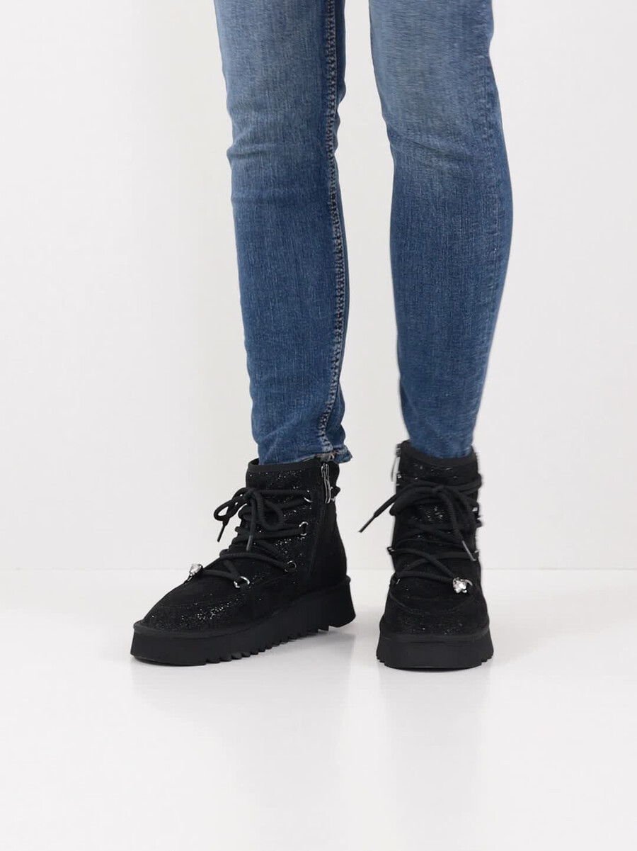bootie nero fodera calda 1-26475-45-043 compra tamaris stivaletti online