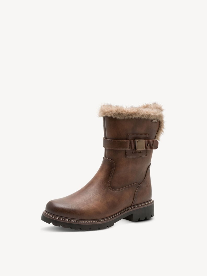 bootie marrone fodera calda 1-26817-45-305 compra tamaris stivaletti online