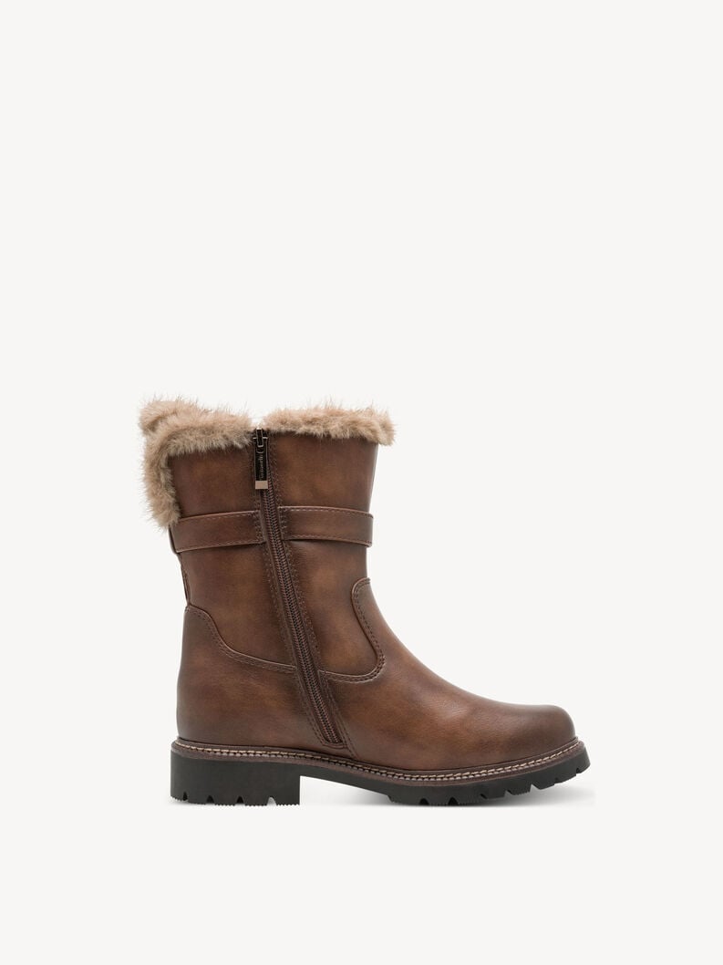 bootie marrone fodera calda 1-26817-45-305 compra tamaris stivaletti online