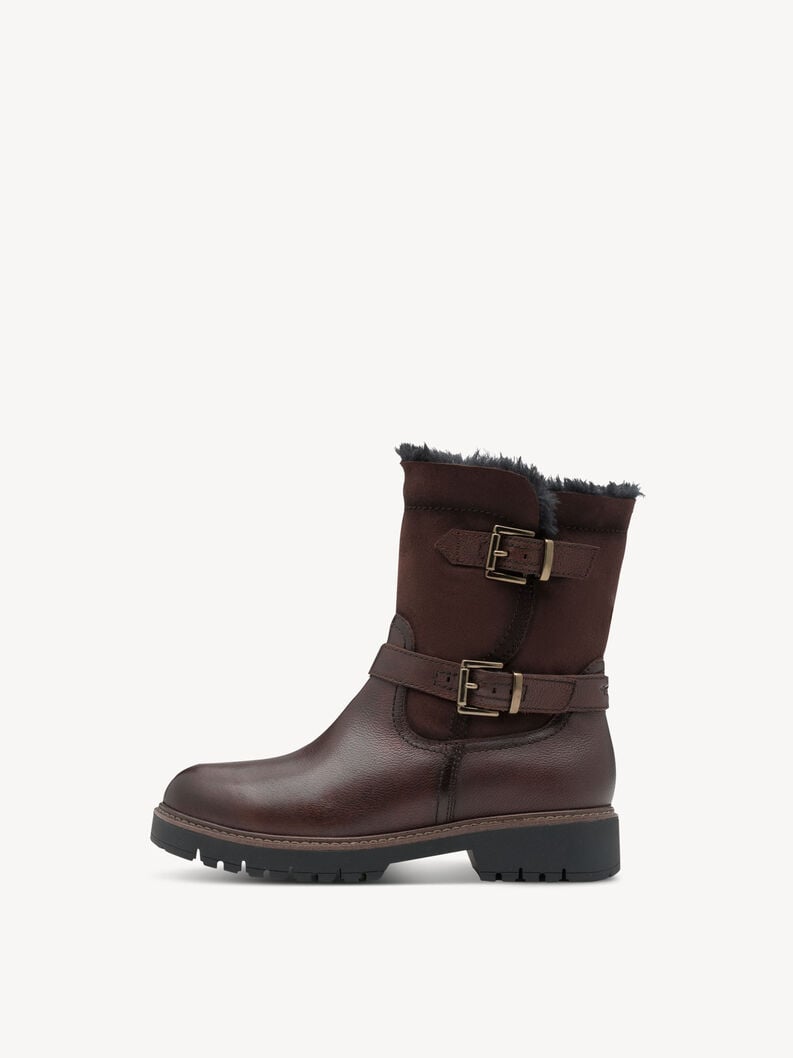 bootie marrone fodera calda 1-26820-45-304 compra tamaris stivaletti online