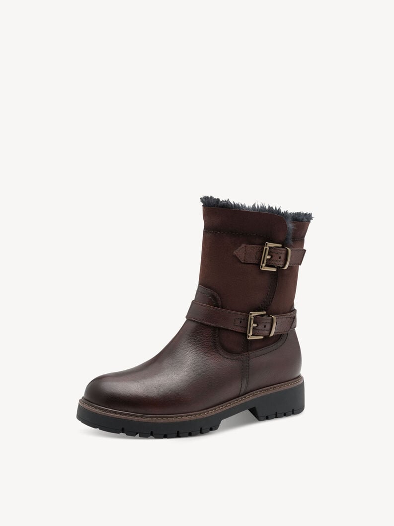 bootie marrone fodera calda 1-26820-45-304 compra tamaris stivaletti online