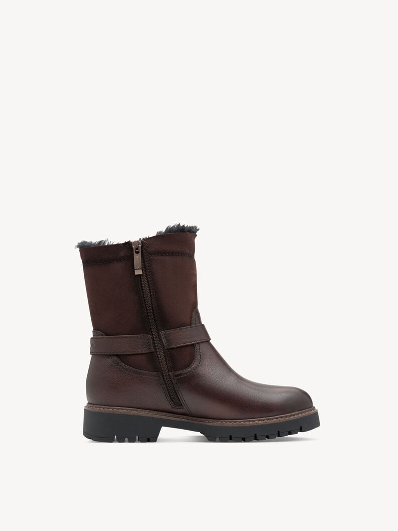 bootie marrone fodera calda 1-26820-45-304 compra tamaris stivaletti online