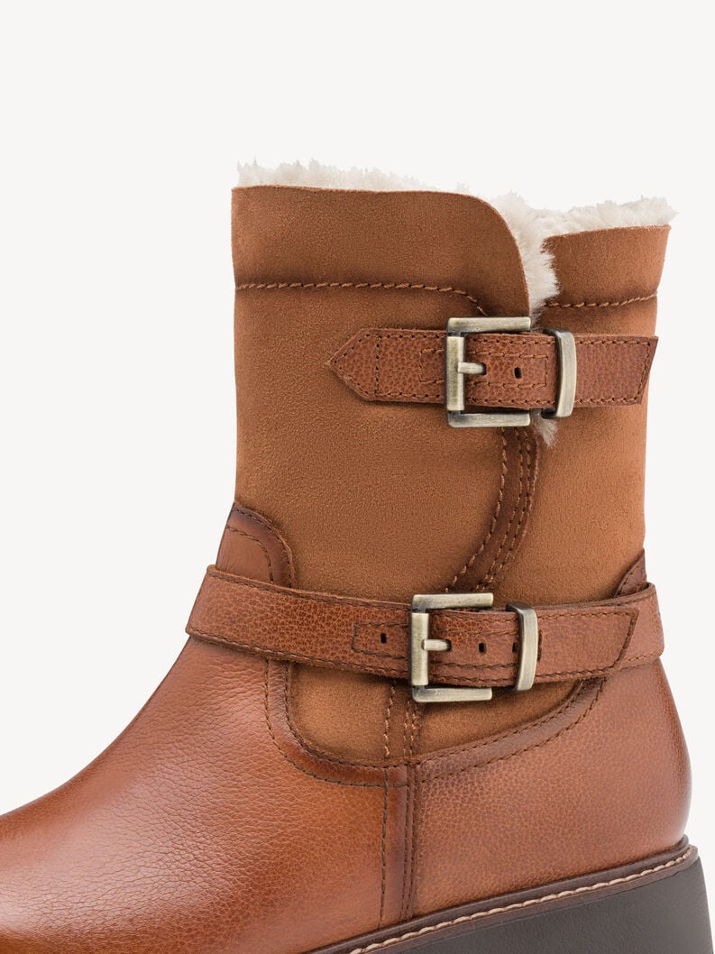 bootie marrone fodera calda 1-26820-45-305 compra tamaris stivaletti online