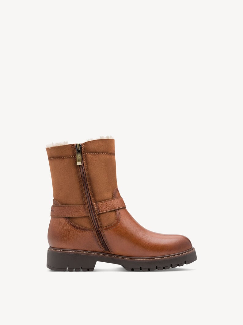 bootie marrone fodera calda 1-26820-45-305 compra tamaris stivaletti online