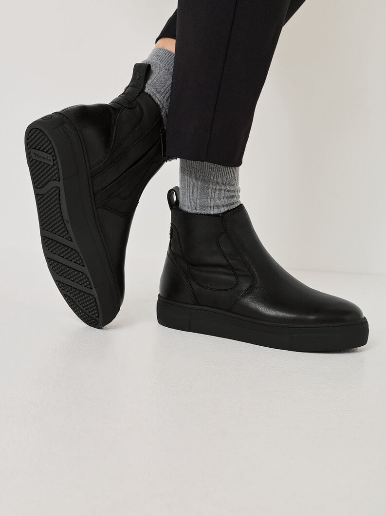 bootie nero fodera calda 1-26824-45-007 compra tamaris stivaletti online