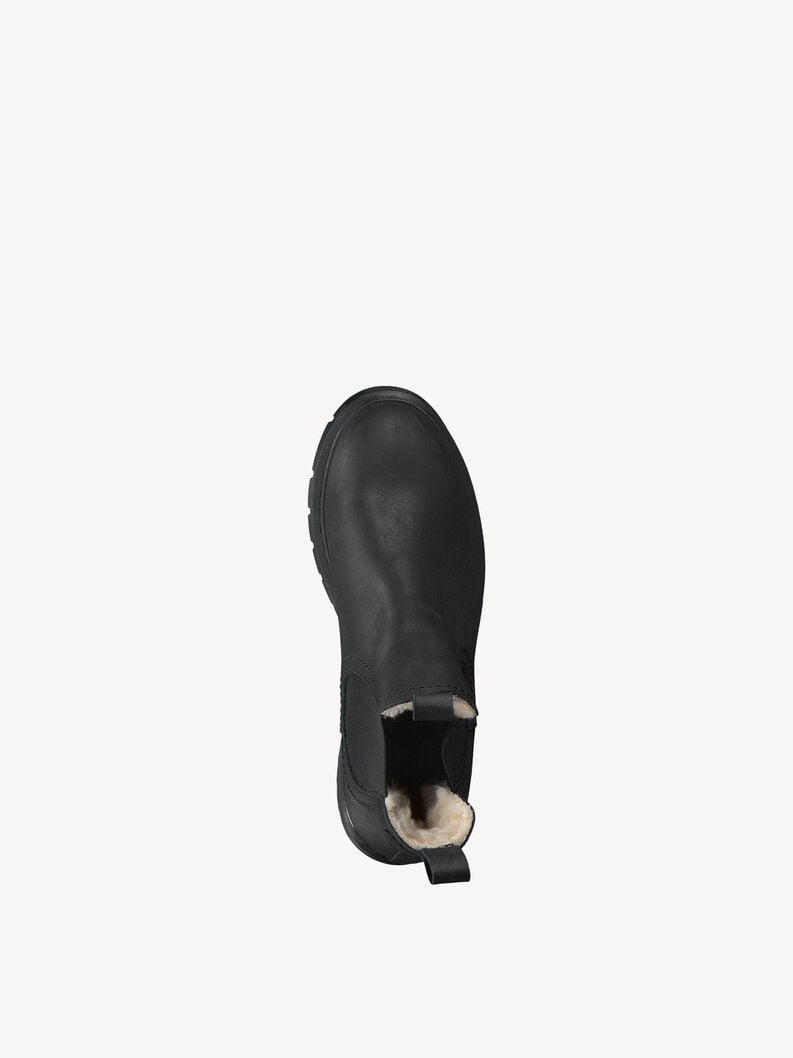 bootie in pelle - nero fodera calda 1-26829-41-001 compra tamaris stivaletti online