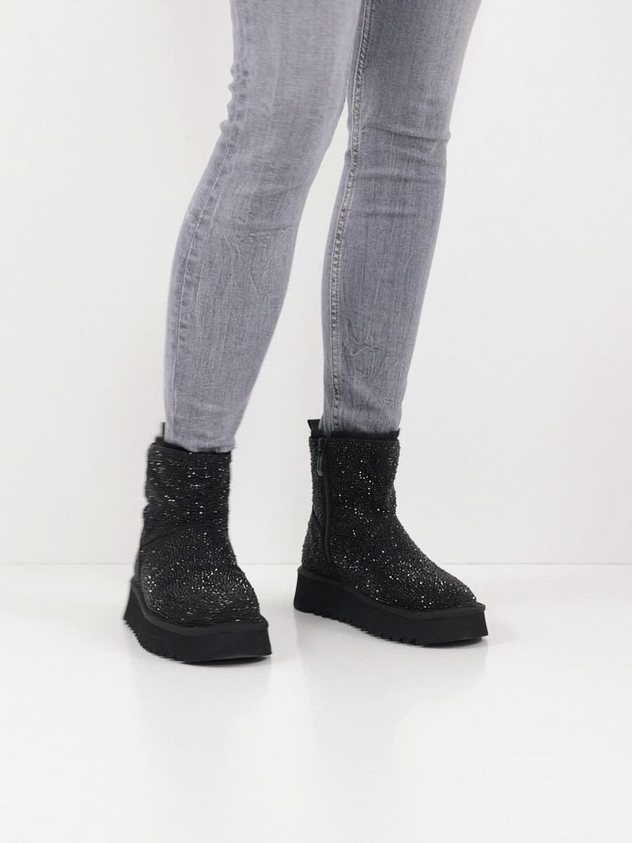 bootie nero fodera calda 1-26839-45-043 compra tamaris stivaletti online