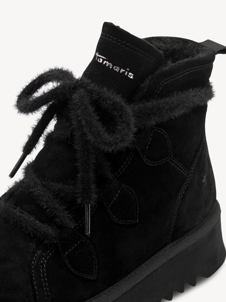 bootie in pelle - nero fodera calda 1-26924-45-001 compra tamaris stivaletti online
