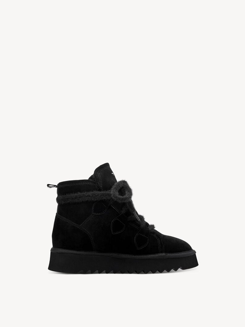 bootie in pelle - nero fodera calda 1-26924-45-001 compra tamaris stivaletti online