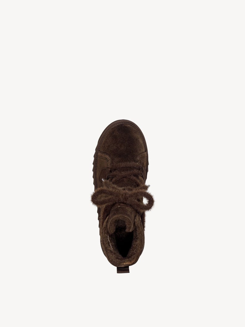 bootie in pelle - marrone fodera calda 1-26924-45-304 compra tamaris stivaletti online