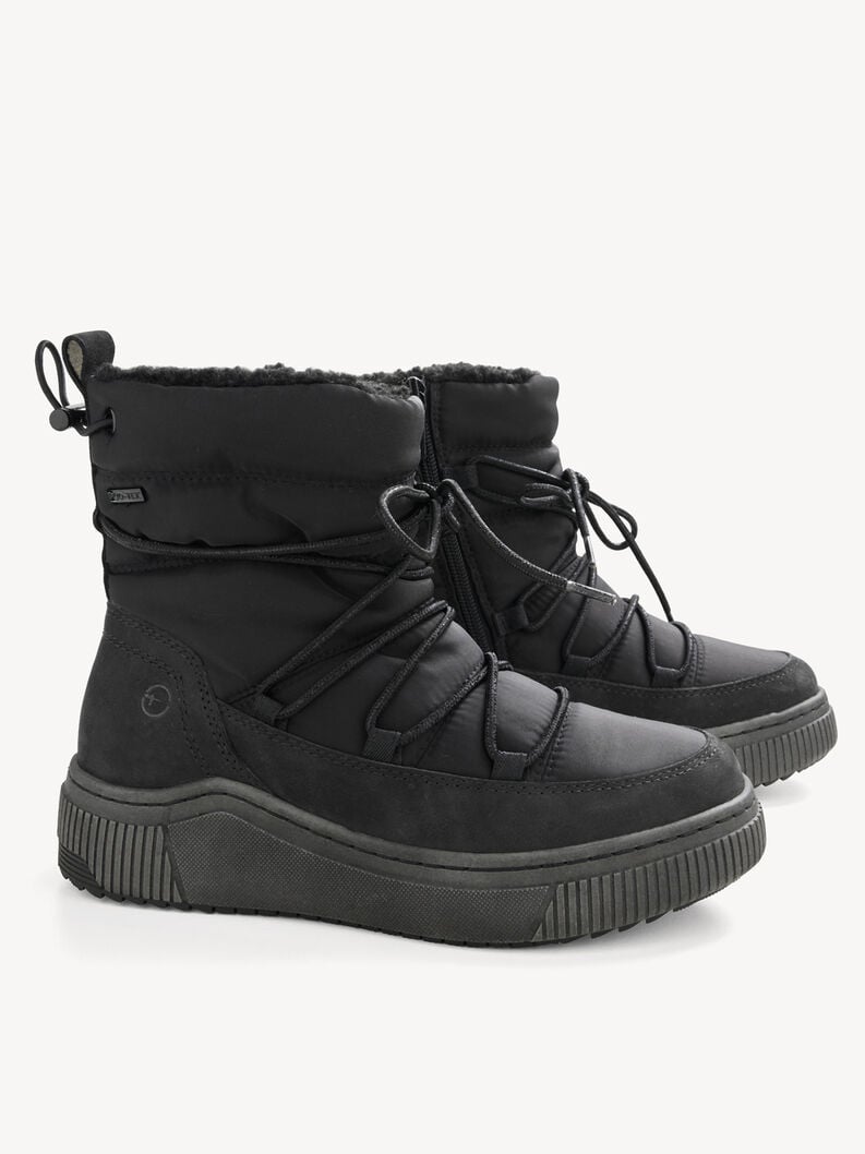 bootie nero fodera calda 8-86201-43-001 compra tamaris foderato ampia boots online