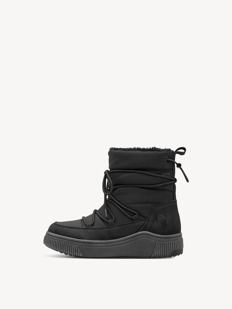 bootie nero fodera calda 8-86201-43-001 compra tamaris foderato ampia boots online