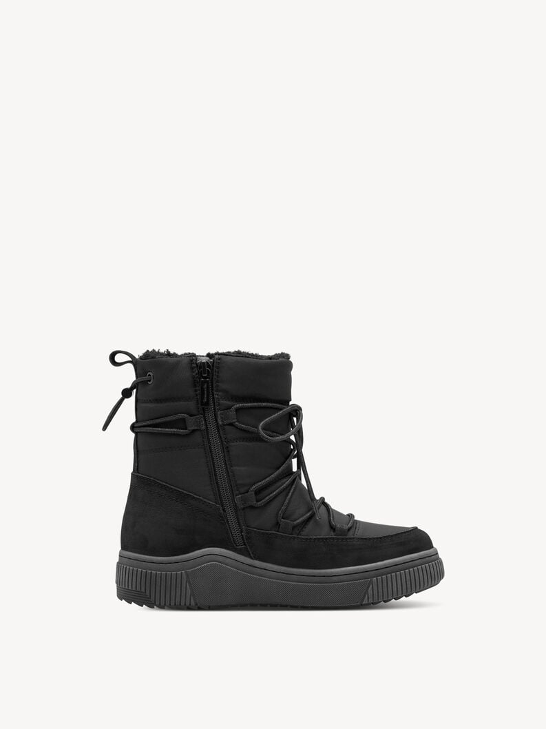 bootie nero fodera calda 8-86201-43-001 compra tamaris foderato ampia boots online