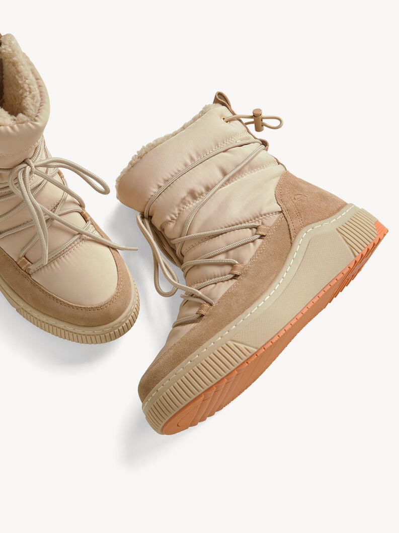 bootie - beige fodera calda 8-86201-43-400 compra tamaris foderato ampia boots online