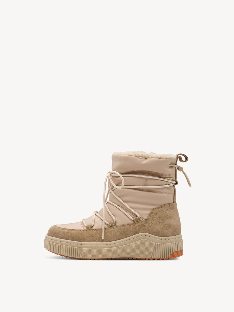 bootie - beige fodera calda 8-86201-43-400 compra tamaris foderato ampia boots online