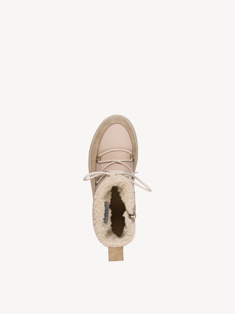 bootie - beige fodera calda 8-86201-43-400 compra tamaris foderato ampia boots online