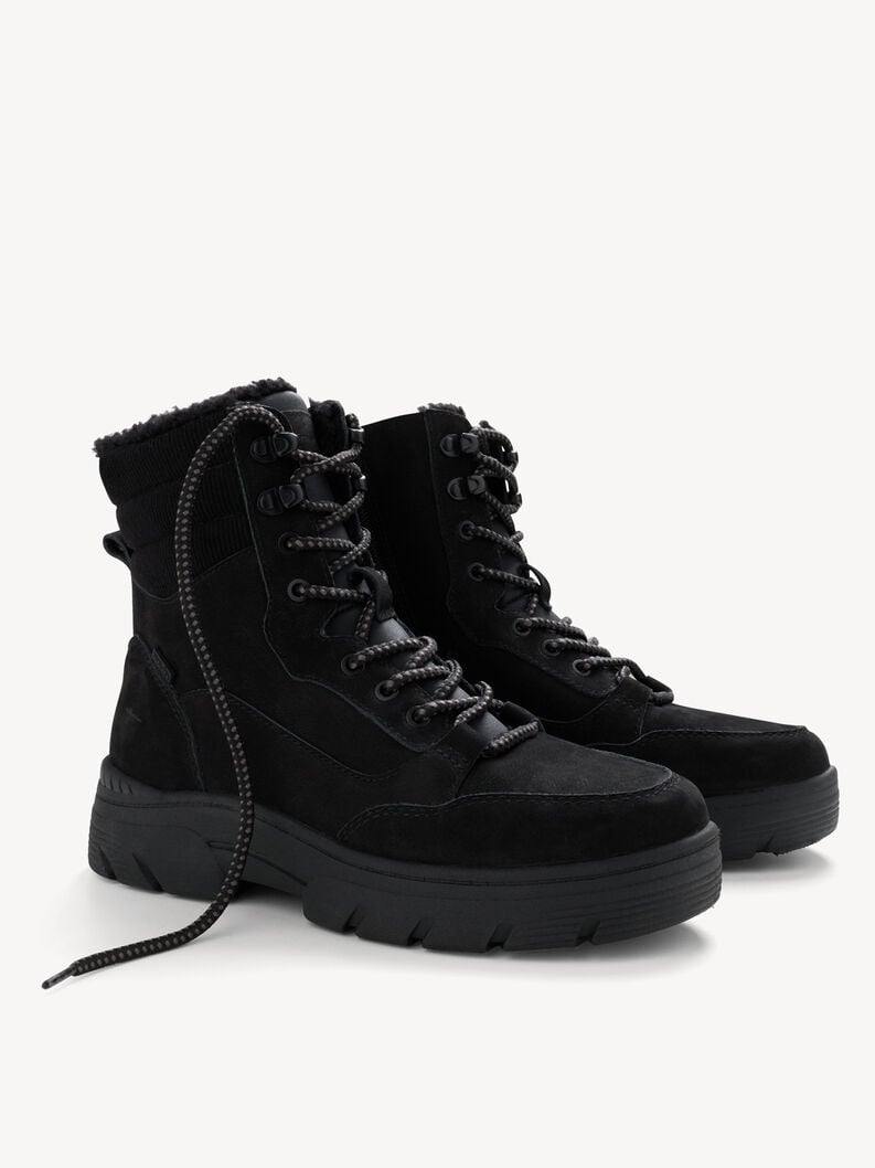 bootie nero fodera calda 8-86208-45-001 compra tamaris foderato ampia boots online
