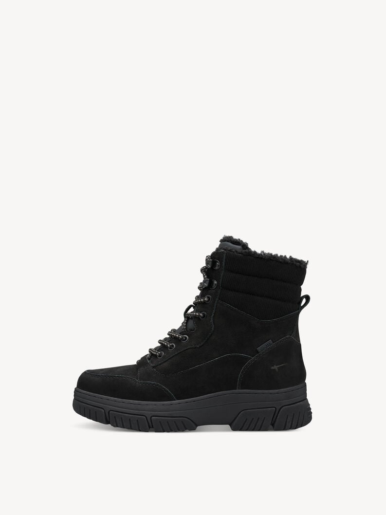 bootie nero fodera calda 8-86208-45-001 compra tamaris foderato ampia boots online