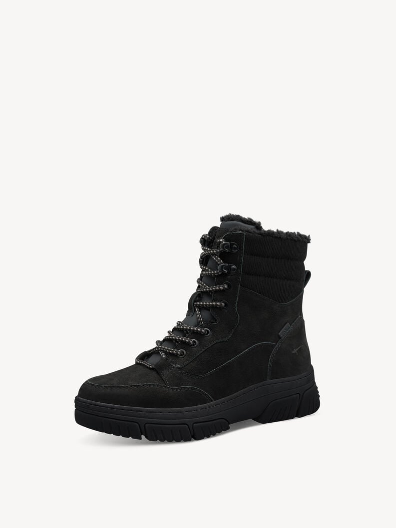 bootie nero fodera calda 8-86208-45-001 compra tamaris foderato ampia boots online