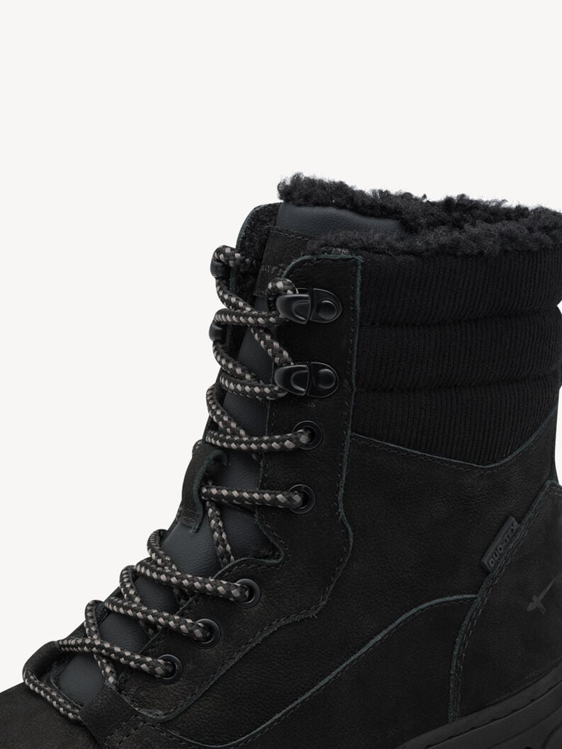 bootie nero fodera calda 8-86208-45-001 compra tamaris foderato ampia boots online