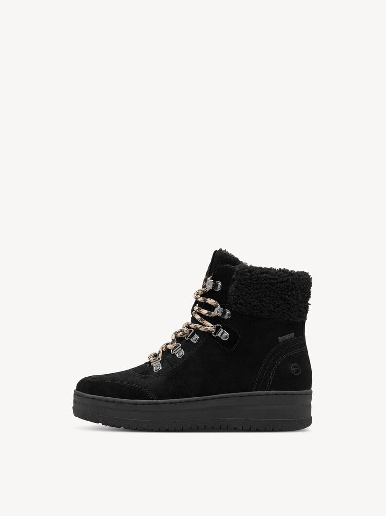bootie nero fodera calda 8-86209-45-001 compra tamaris foderato ampia boots online