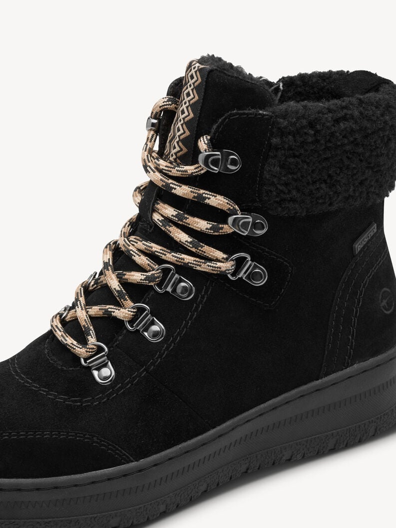 bootie nero fodera calda 8-86209-45-001 compra tamaris foderato ampia boots online