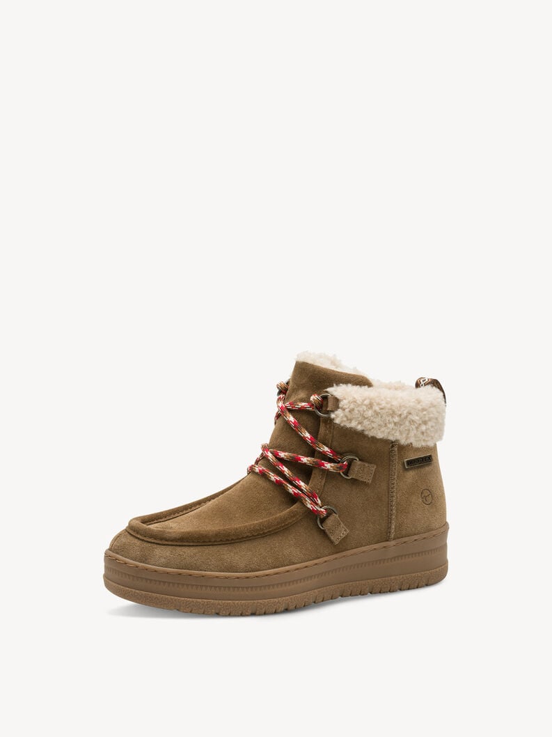 bootie marrone fodera calda 8-86210-45-365 compra tamaris foderato ampia boots online