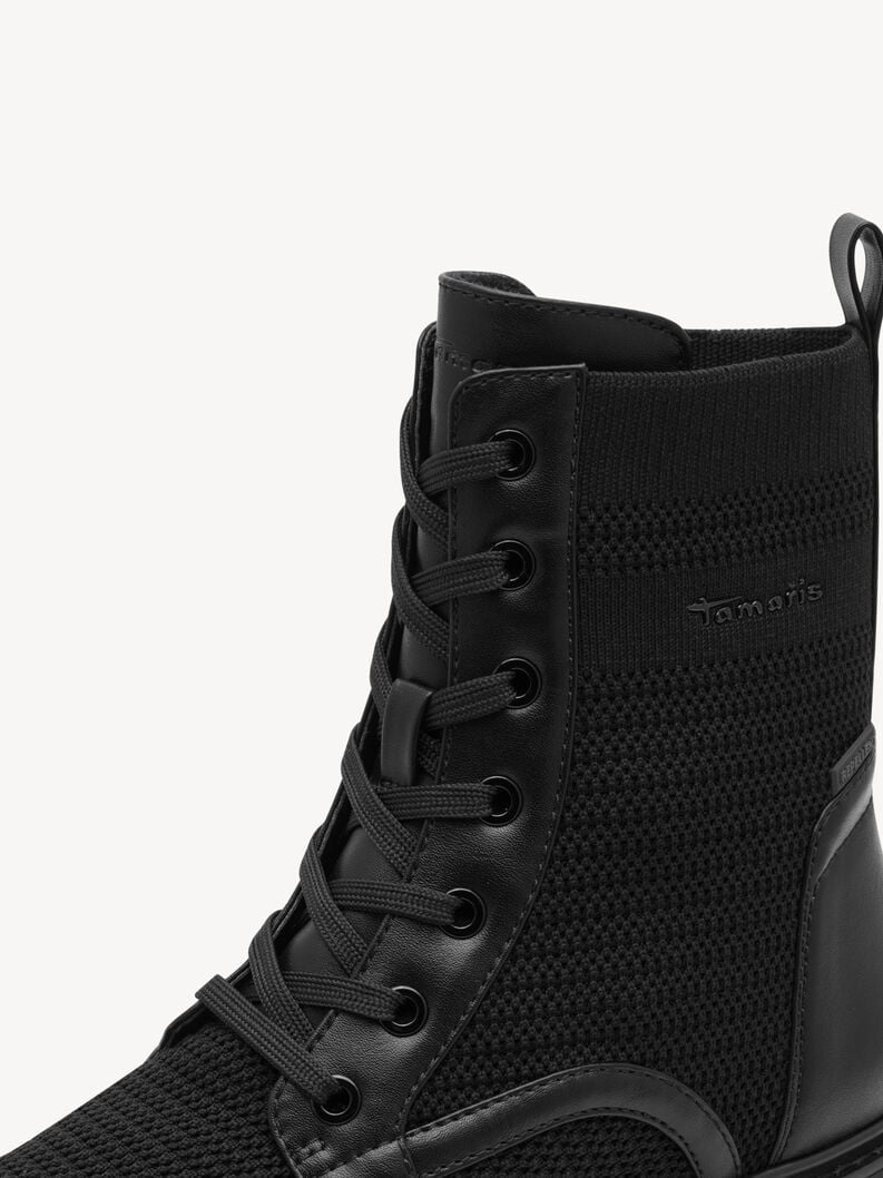 bootie nero fodera calda 8-86211-45-001 compra tamaris ampia stivaletti online