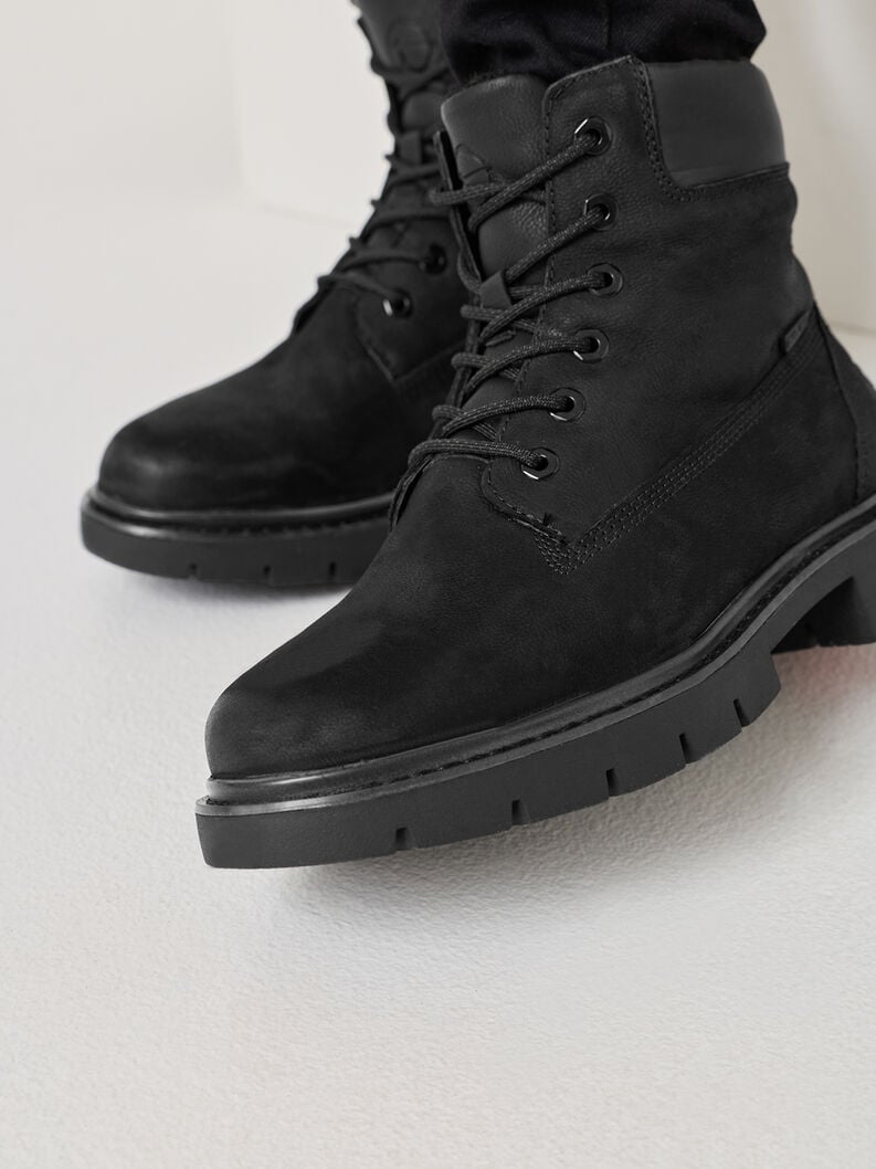 bootie nero fodera calda 8-86403-43-002 compra tamaris foderato ampia boots online