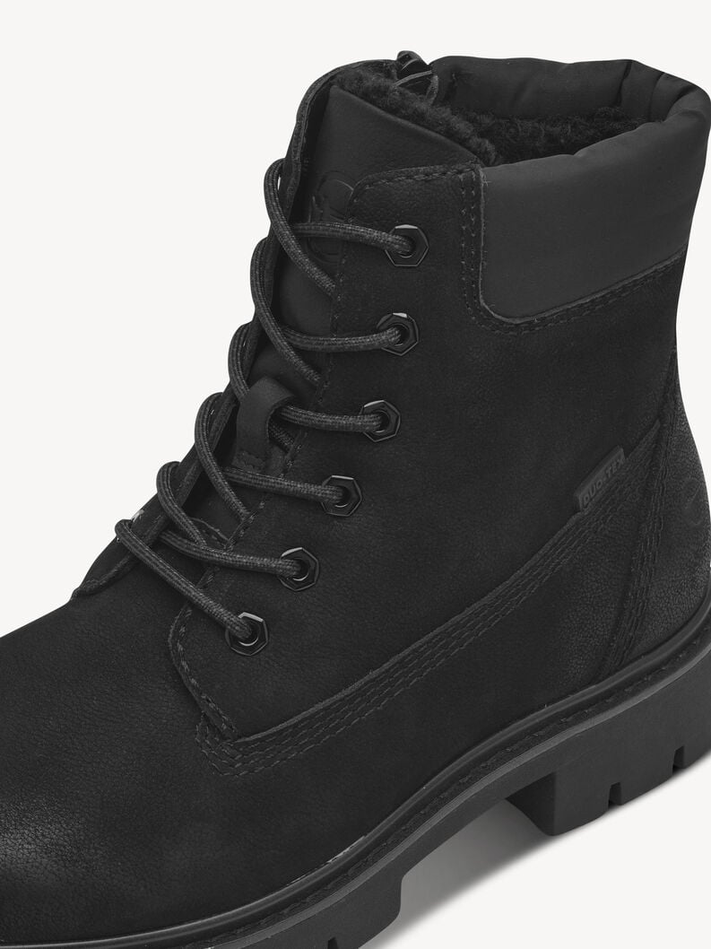 bootie nero fodera calda 8-86403-43-002 compra tamaris foderato ampia boots online
