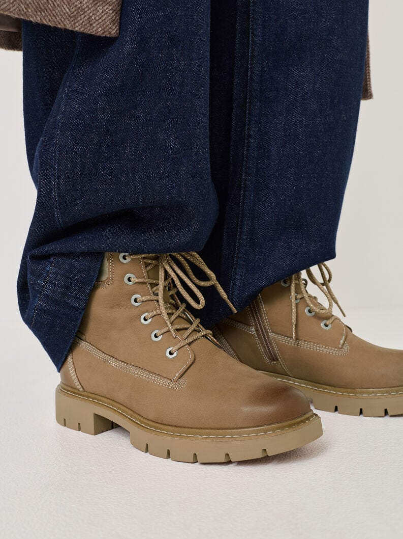 bootie - beige fodera calda 8-86403-43-313 compra tamaris foderato ampia boots online