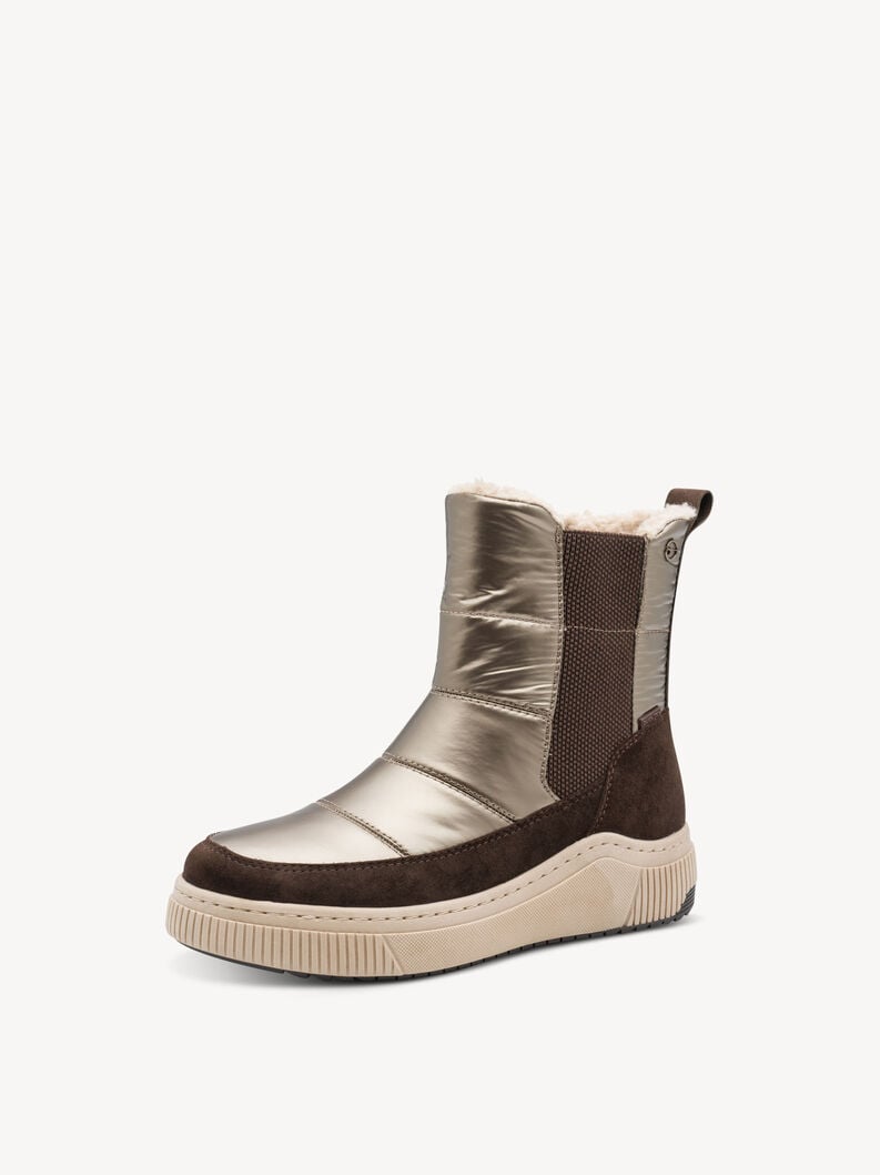 bootie marrone fodera calda 8-86405-43-394 compra tamaris foderato ampia boots online