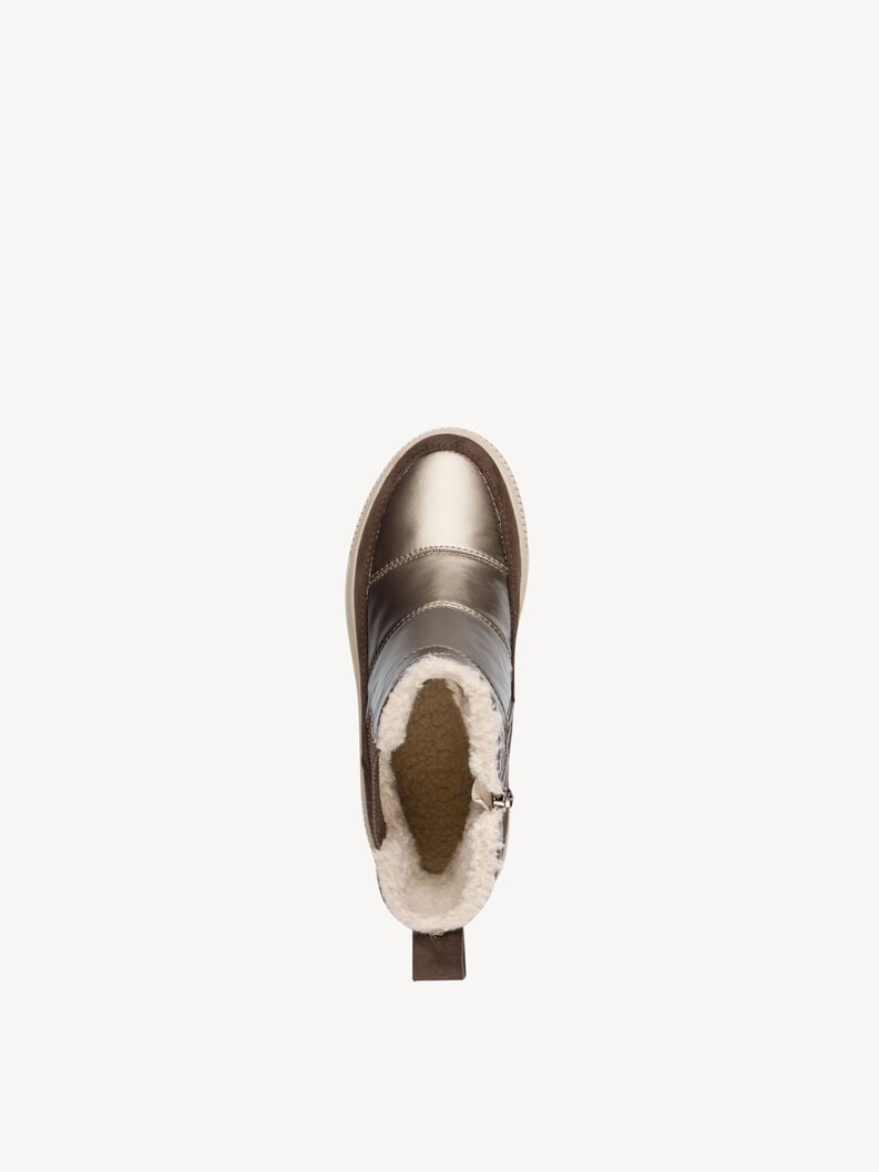 bootie marrone fodera calda 8-86405-43-394 compra tamaris foderato ampia boots online