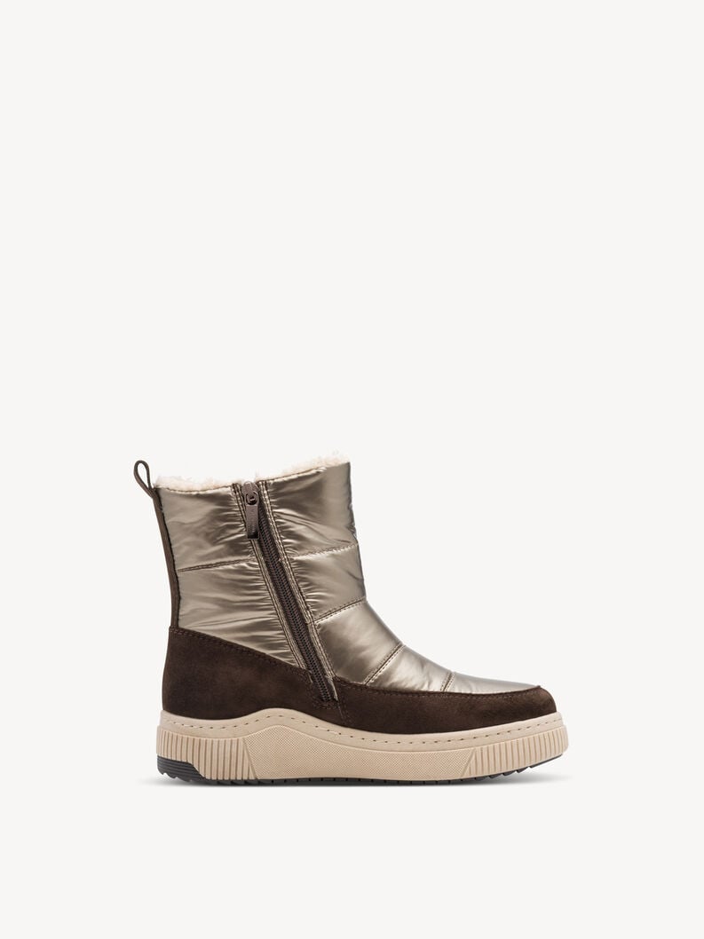 bootie marrone fodera calda 8-86405-43-394 compra tamaris foderato ampia boots online